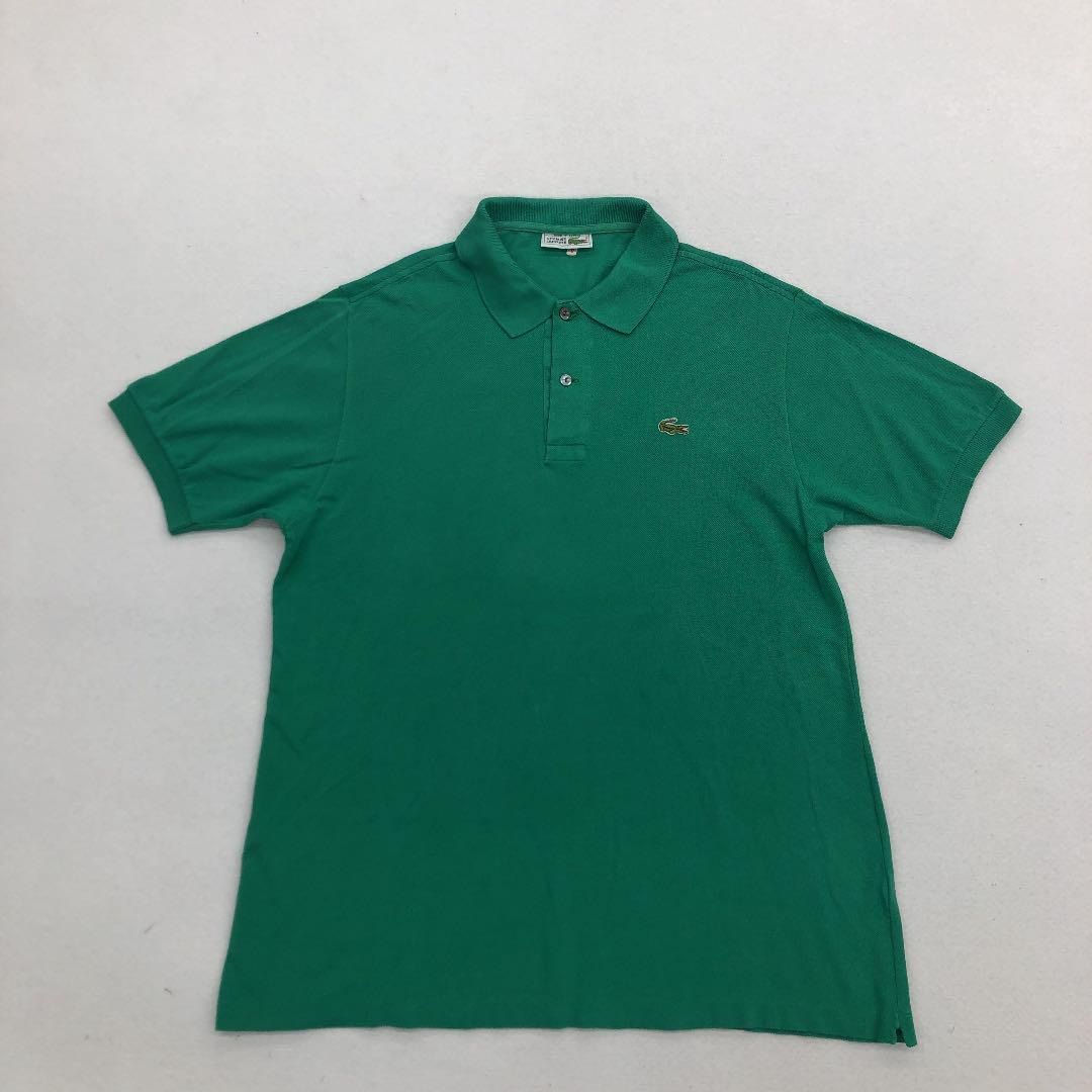 希少1970s フランス製LACOSTE ラコステポロシャツ 6表記サイズ6