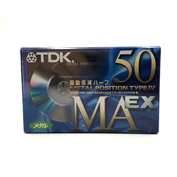 TDK カセットテープ メタルポジション 50分 MA Ex 希少 新品未