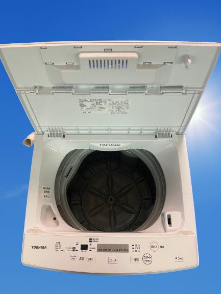 北海道・札幌近郊限定】TOSHIBA(東芝)洗濯機 AW-45M5 4.5㎏ 2018年 北海道・札幌近郊限定】TOSHIBA(東芝)洗濯機 AW-45M5 4.5㎏ 2018年
