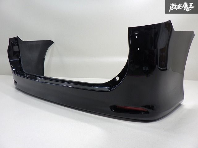 トヨタ 純正 ZRR70W ZRR75W 70 ヴォクシー Z ZS 煌 後期 リア バンパー 52159-28590 リフレクター付 202ブラック 即納 棚2F-H-7