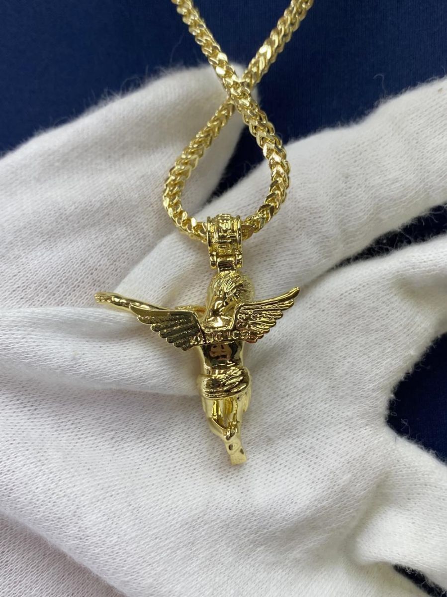 KING ICE キングアイス DABBING ANGEL NECKLACE ネックレス