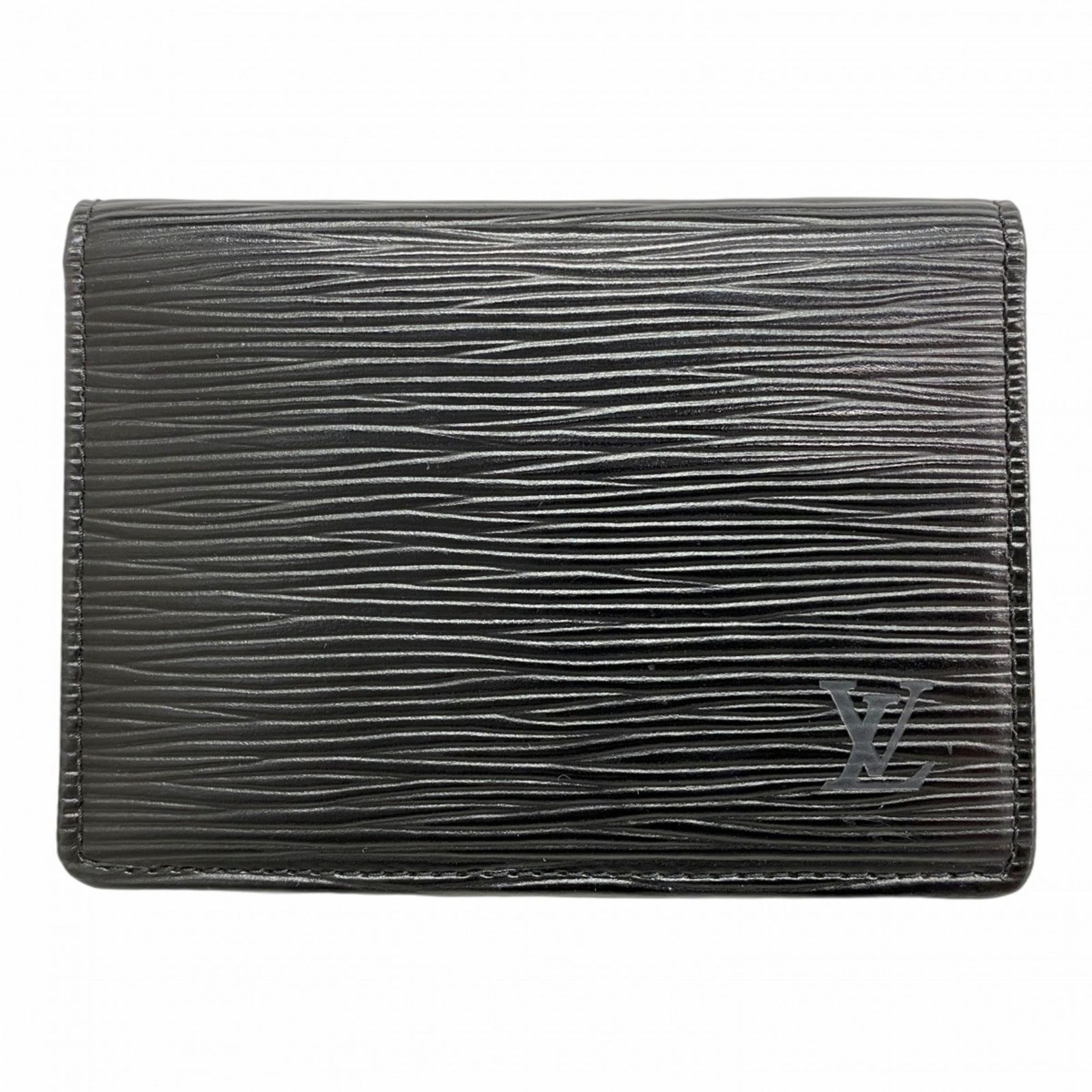 ルイ ヴィトン Louis Vuitton ルイ ヴィトン 名刺入れ カードケース エピ ポルト2カルトヴェルティカル M63202 ノワールメンズ レディース