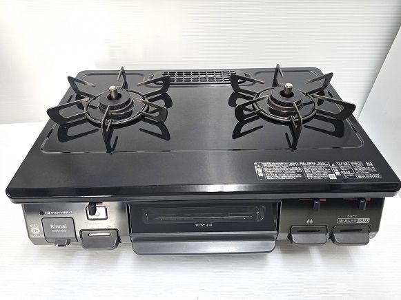 リンナイ Rinnai ガスコンロ LPガス プロパンガス 左強火力 水無片面焼グリル RT64JH6S2-GL 2020年製 〇YR-18854〇