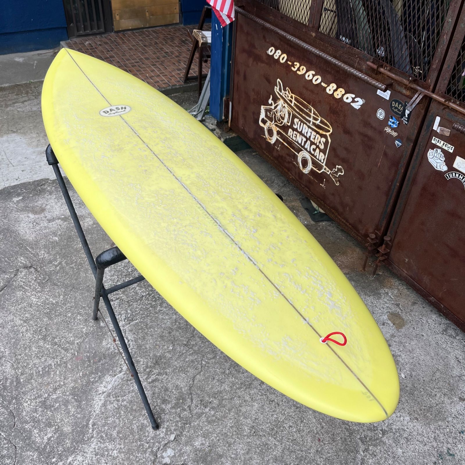 Dart D.DRIVE 10\" 赤 サーフボードフィン　シングルフィン Dart D.DRIVE 10