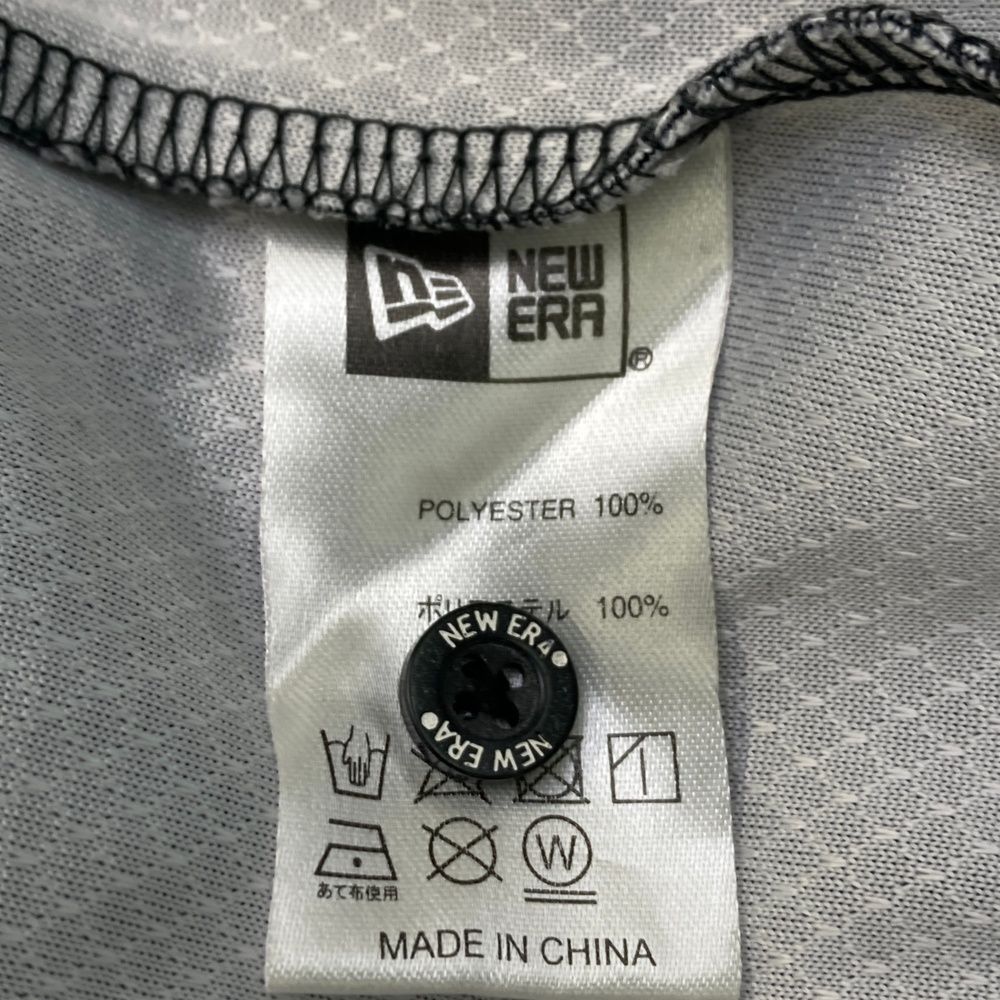 サイズ：XX LARGE NEW ERA ニューエラ 半袖ポロシャツ ゼブラ柄