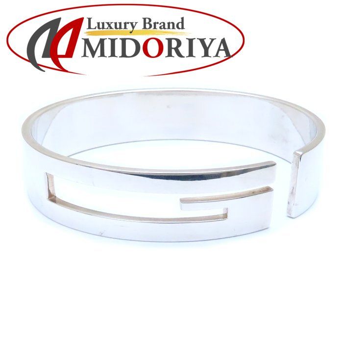 GUCCI グッチ Gロゴ バングル シルバー925/293570【】【BJ】