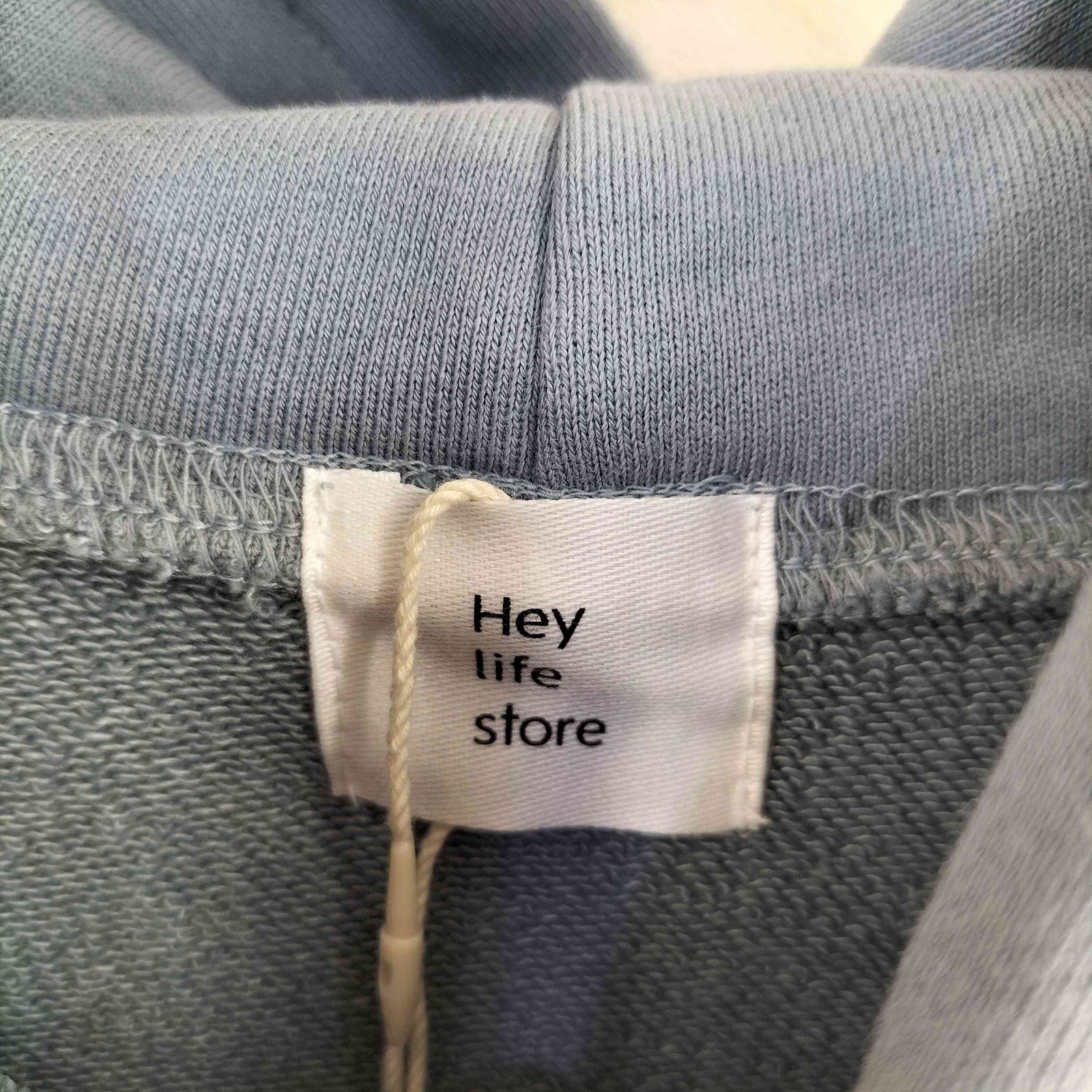 ヘイライフストア HEY LIFE STORE ダメージ加工パーカー ブルー サイズ：FREE ヘイライフストア Hey life store damaged hoodie レディース