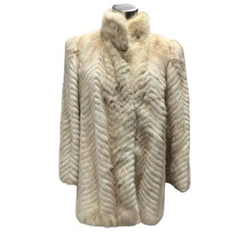 ROTINY FUR ミンク MINK 毛皮 コート リアルファー ホワイト