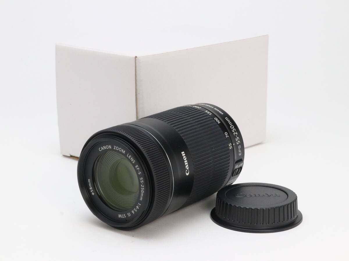 AB+ (良品) Canon キヤノン EF-S 55-250mm F4-5.6 IS STM 初期