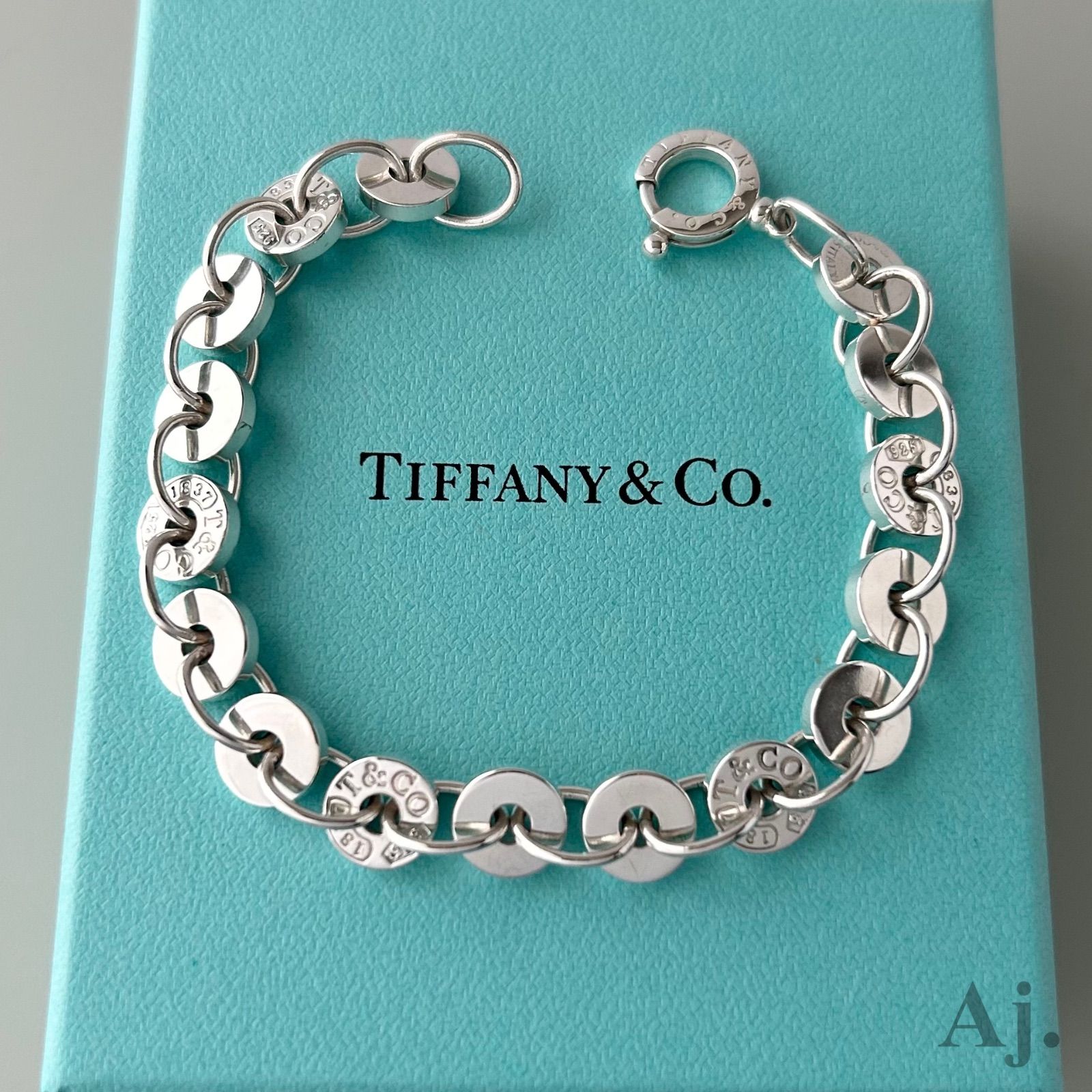 TIFFANY 1837サークルブレスレット希少 Roger様 ティファニー 希少 ブレスレット 1837 サークル AG925