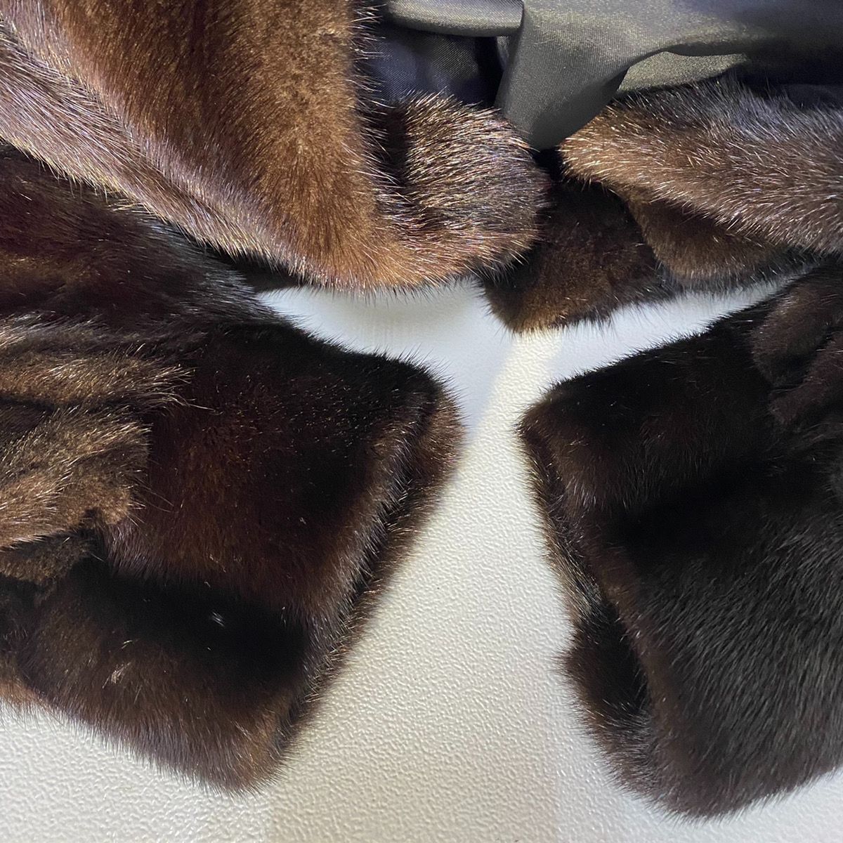 BLACK GLAMA ブラック グラマー ミンク 毛皮 コート 茶色 ブラウン