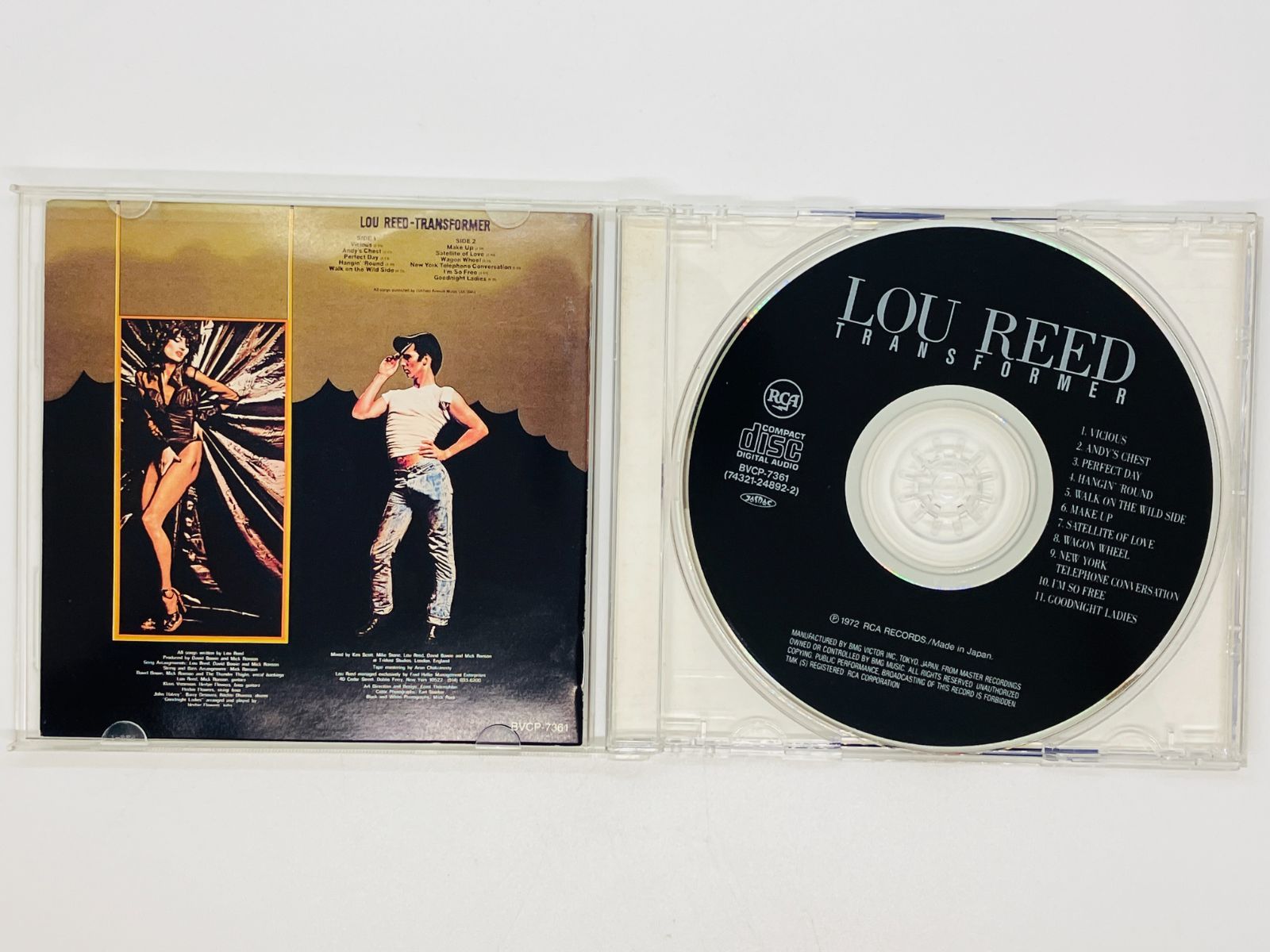 LOU REED TRANSFORMER ルー・リード レコード 帯付き 美品 ルーリード