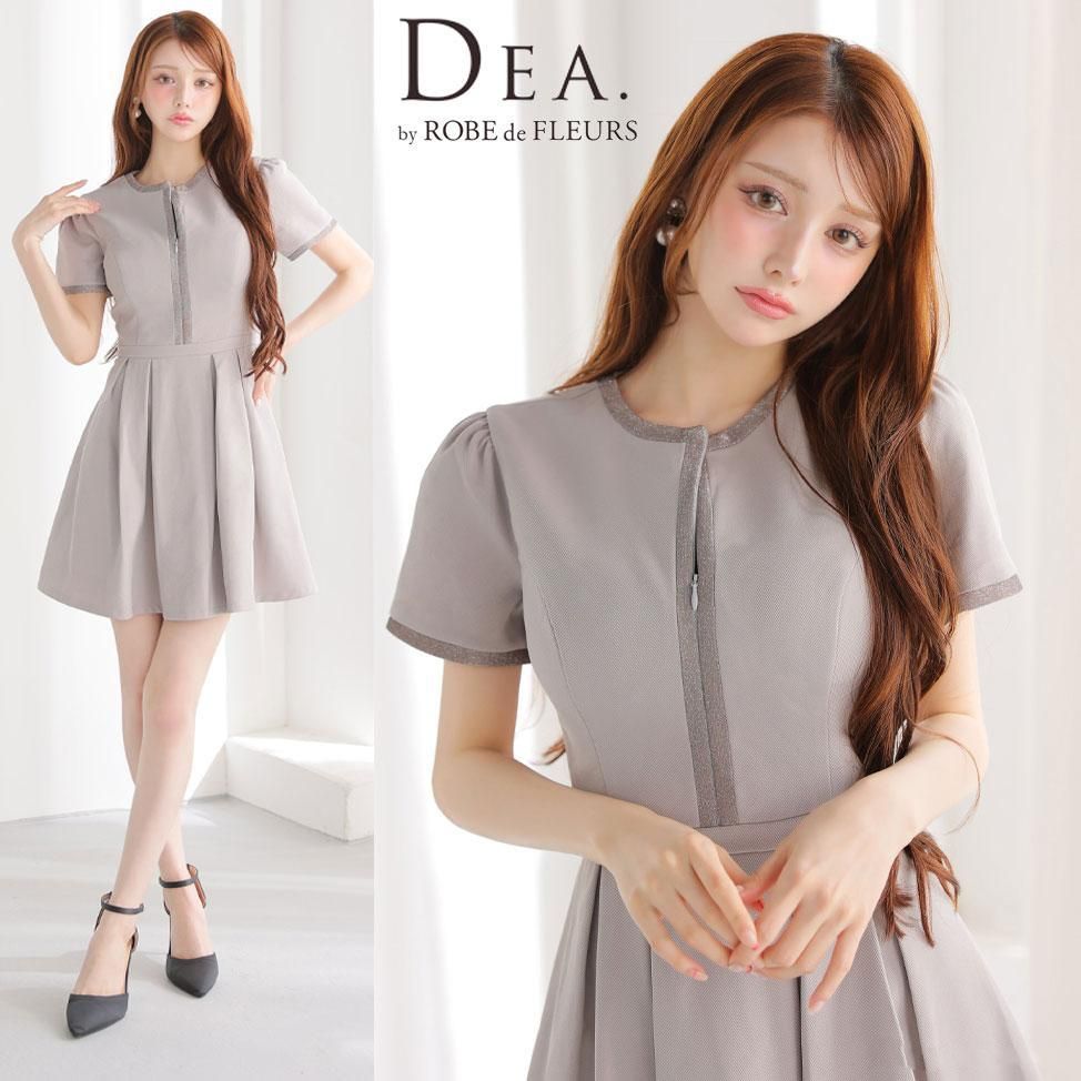 【DEA.by ROBE de FLEURS/ディア】フレアミニドレス DEA.by ROBE de FLEURS/ディア】オフショルダー 半袖 ウエスト