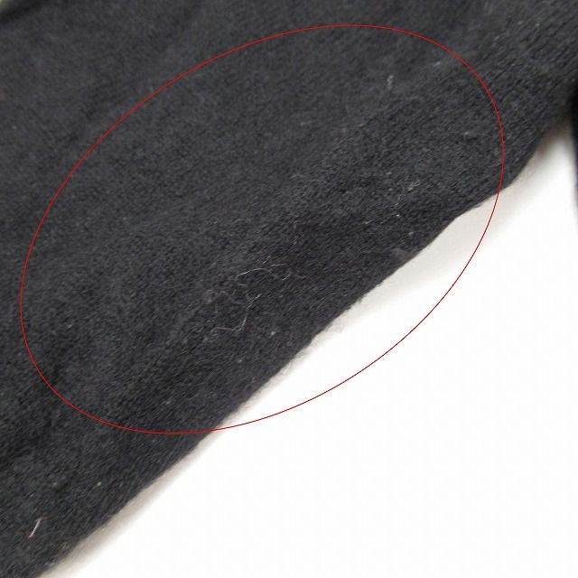 コムデギャルソン COMME des GARCONS GN-N011 AD2004 長袖 カーディガン ニット フリル カシミヤ 黒系 ブラック 日本製 無地 レディース COMME des GARCONS - コムデギャルソン GN-N011 AD2004 長袖