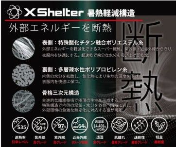 ワークマン　エックスシェルター　暑熱　フーディー　ホワイト　Lサイズ パーカー 新品】ワークマン エックスシェルター 暑熱フーディー ホワイト