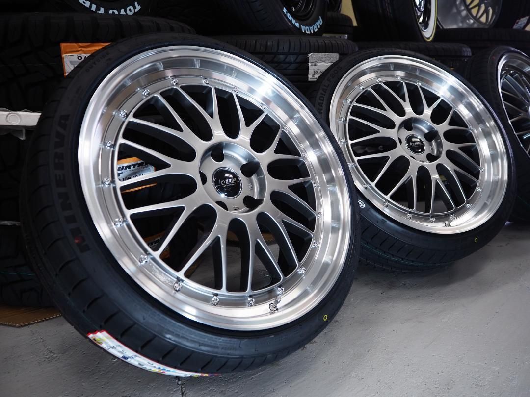 ☆新品セット☆深リム 高級 メッシュ 235/35R19 クラウン マークX 深リム メッシュ 8.5J 9.5J 235/35R19 クラウン マークX - メルカリ