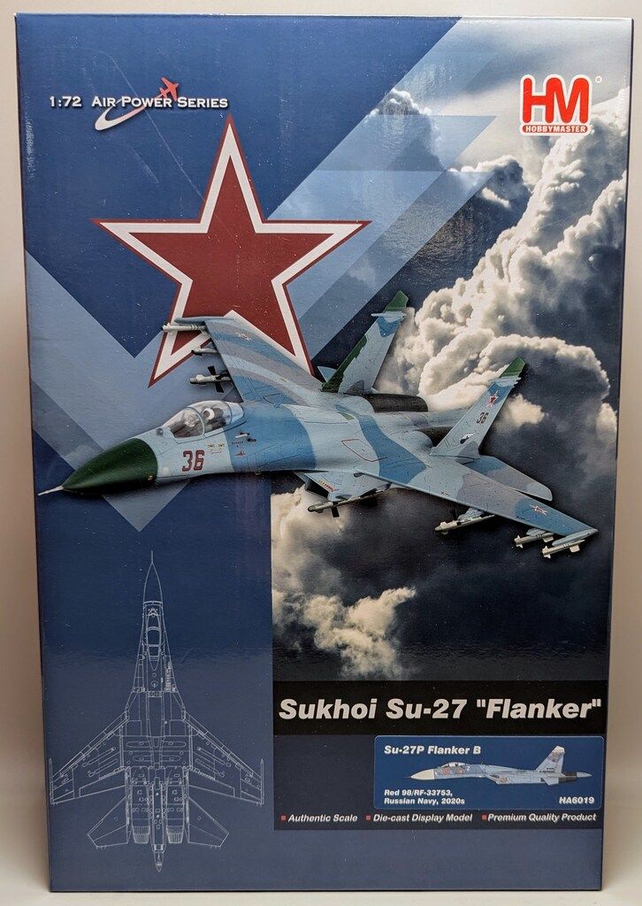 HOBBY MASTER 1 72 Su-27P フランカーB ロシア海軍航空隊 2020s