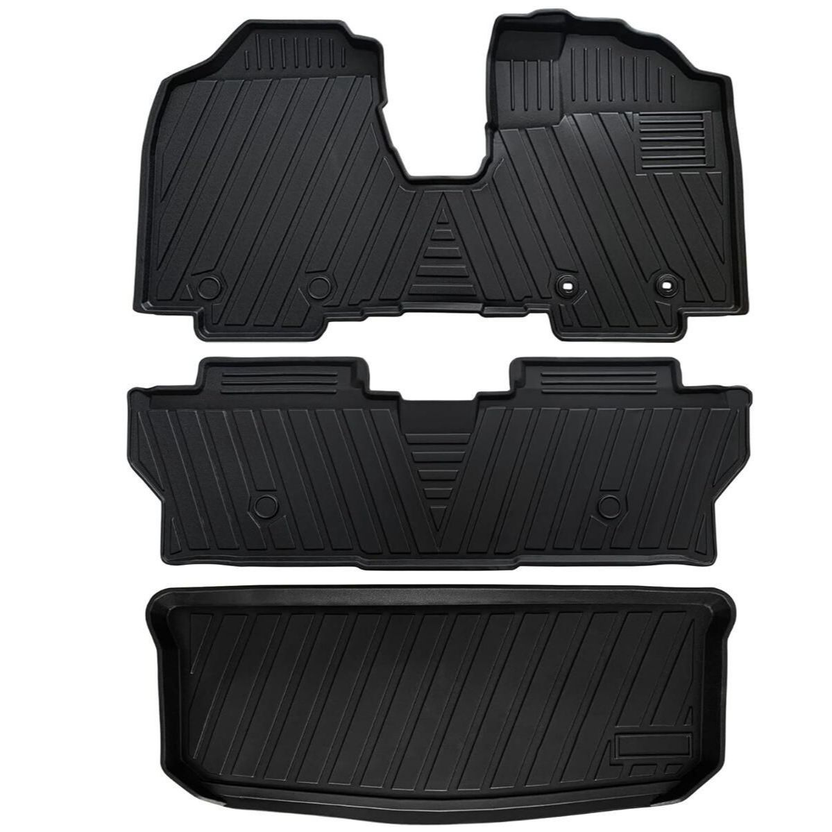 トヨタ ルーミー タンク M900A M910A 対応 フロント＆ラゲッジ 3Dフロアマット TPE製 立体マット 1台分セット