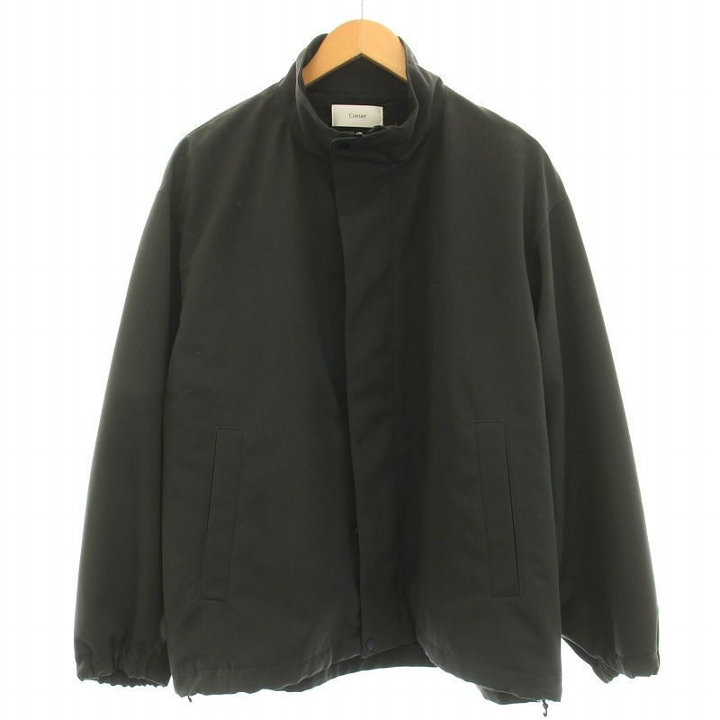 コルニエ CORNIER THE FINEST WOOL CANVAS STAND COLLAR BLOUSON