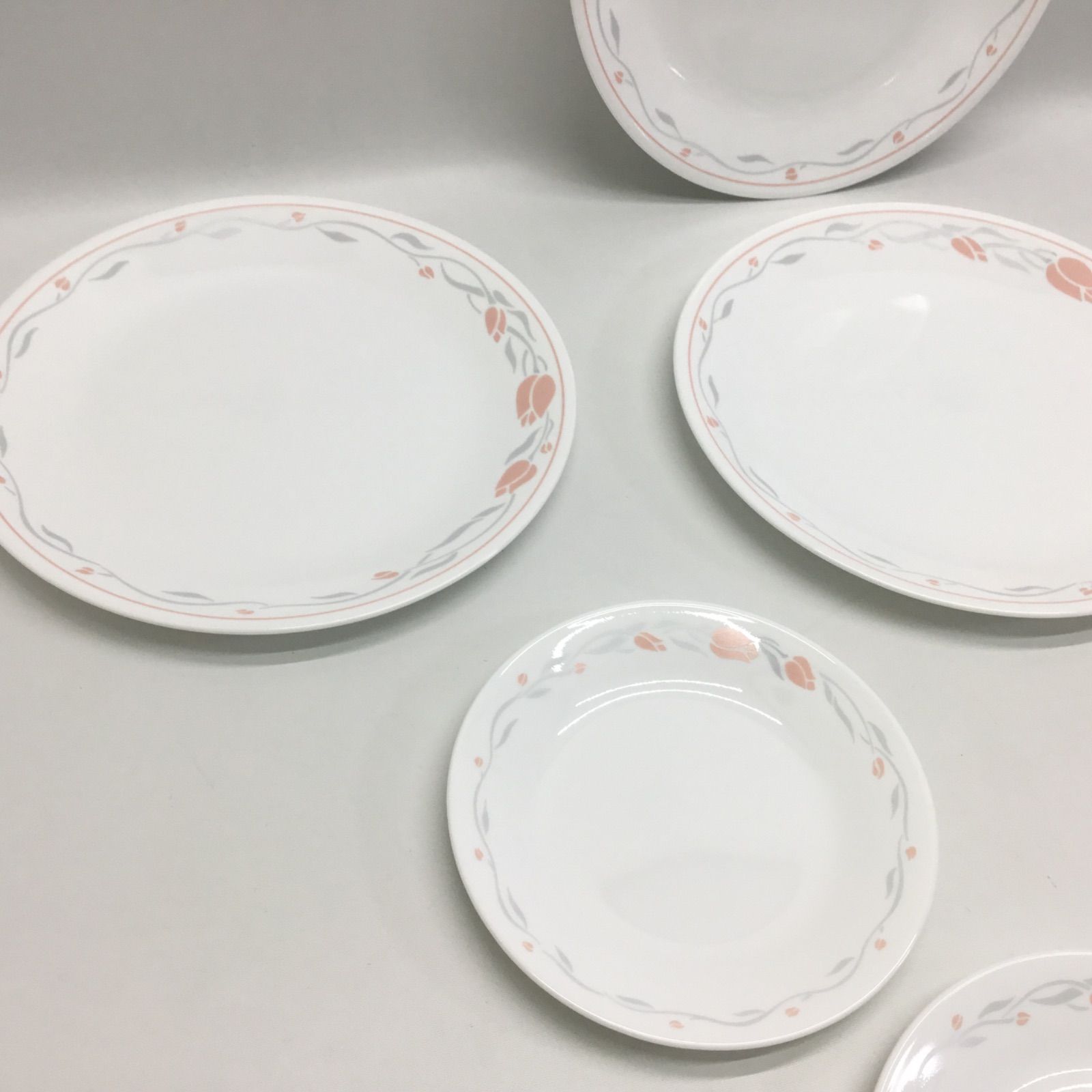 □CORELLE コレール 17cm 26cm プレート 8枚セット まとめ売り