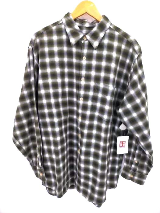 90s J.crew 巨人タグ オンブレシャツ ジェイクルー J.CREW 90S 巨人タグ オンブレチェックシャツ メンズ