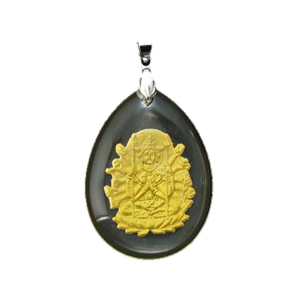 八大観音ペンダントトップ （素彫り）(金彫り) 千手観音菩薩