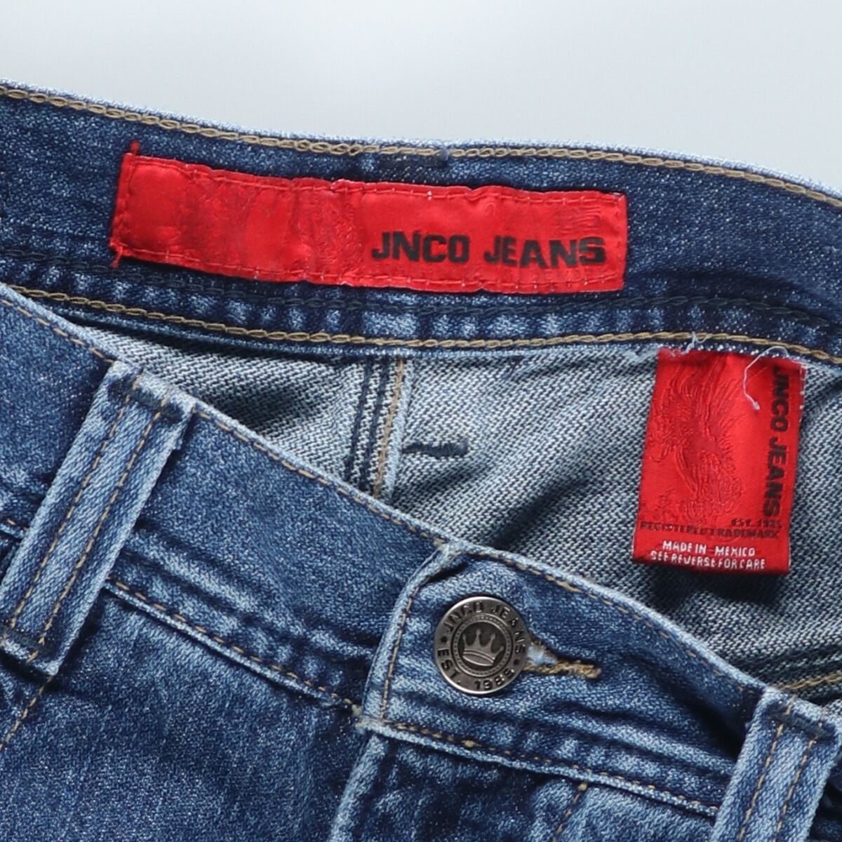 古着 00年代 JNCO JEANS デニムワイドパンツ メンズw30/eaa415466 