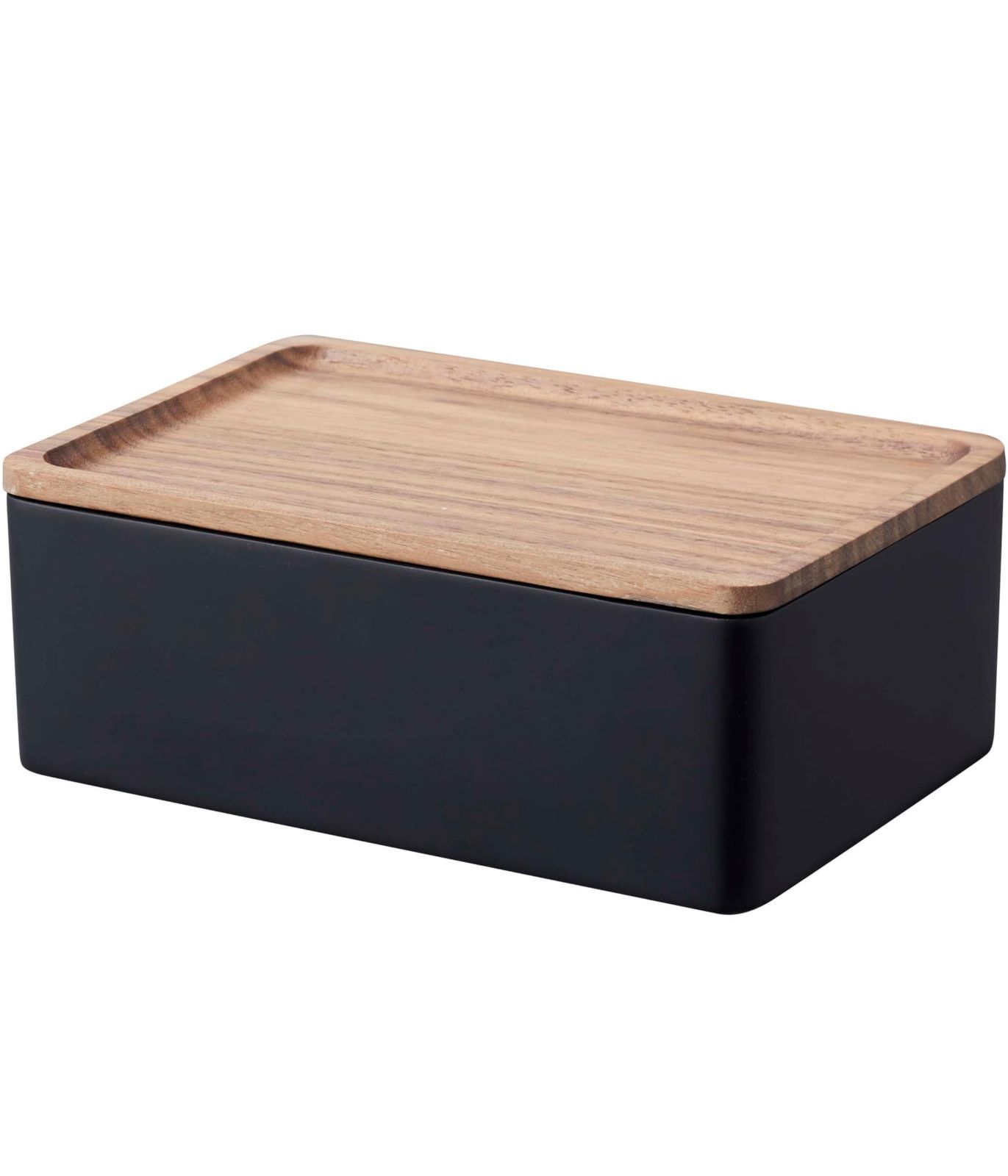 山崎実業(Yamazaki) サングラスu0026アクセサリー収納ケース ブラウン 約W18.5XD12.5XH7cm リン 蓋がトレーになる アクセサリーケース 5166