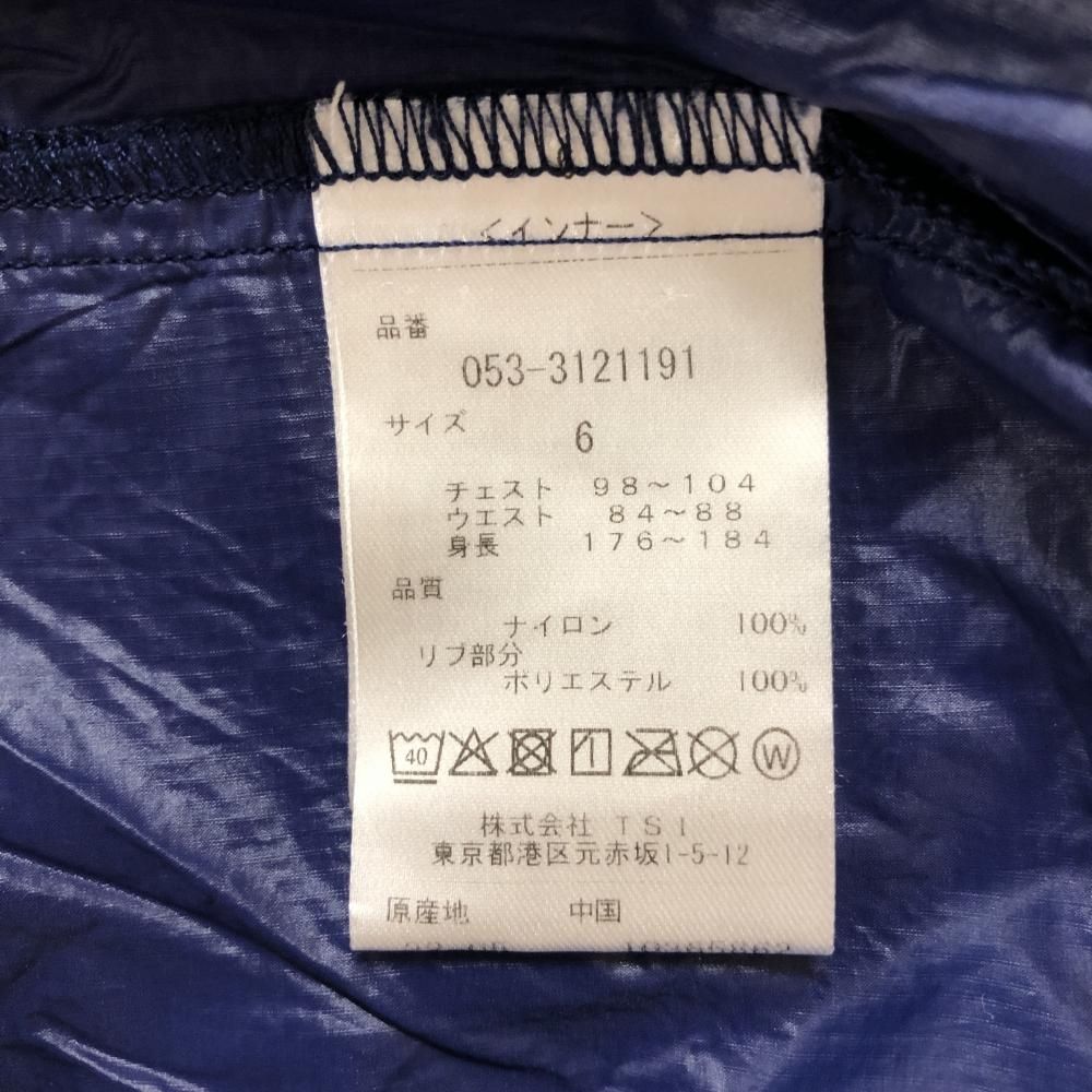 パーリーゲイツ ジャケット レイン 2way パーカー L〜XL相当 紺 濃紺