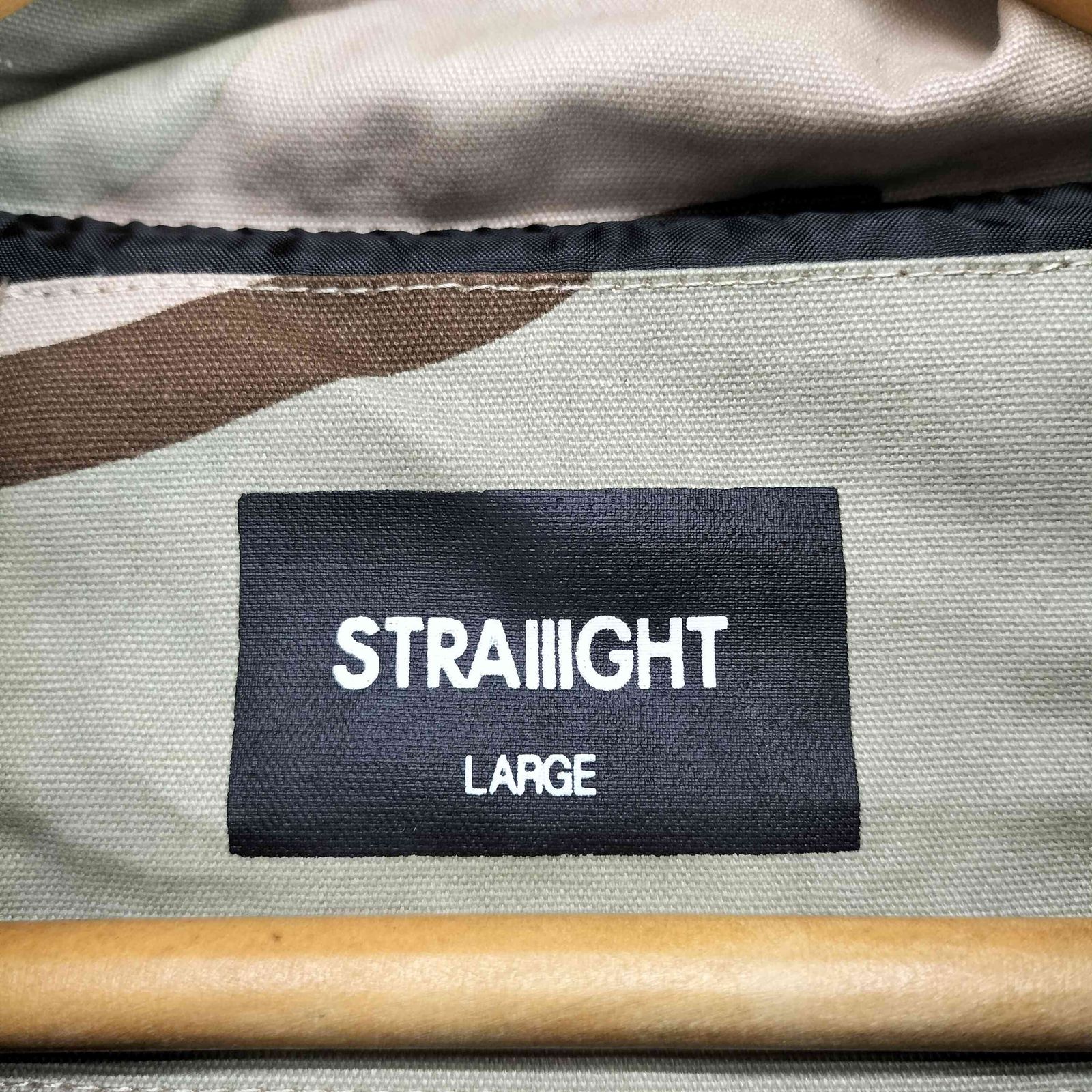 ストレイト STRAIIIGHT TEX-LOGO ANORAK JACKET 3C DESERT CAMO メンズ