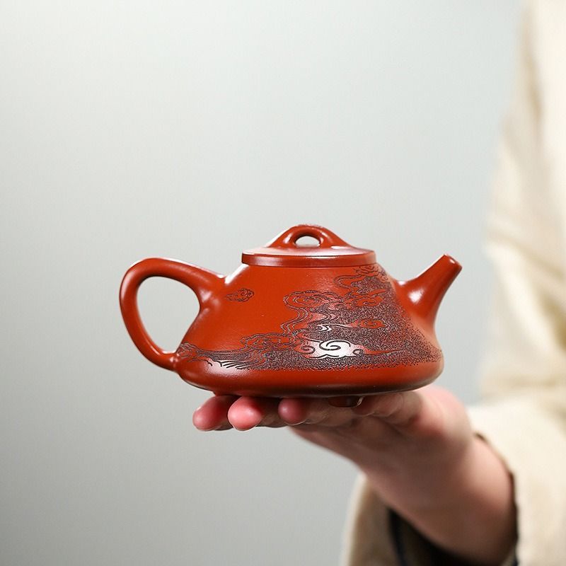 常滑焼 朱泥 酒器揃 『般若』『おかめ』 常滑焼 朱泥 酒器揃 『般若』『おかめ』 常滑焼 朱泥 銘々皿8