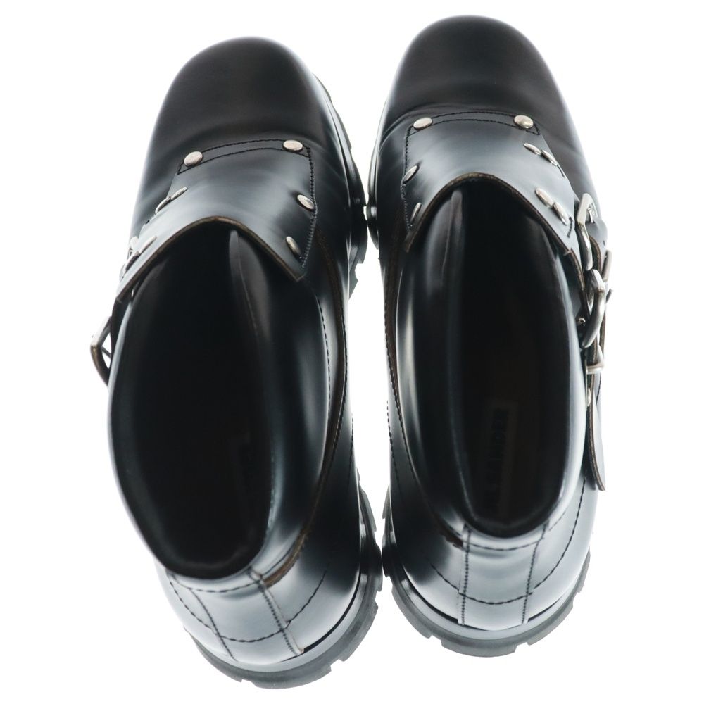 JIL SANDER モンクストラップ　レザーシューズ　40 JIL SANDER（ジルサンダー） モンクストラップ レザーシューズ