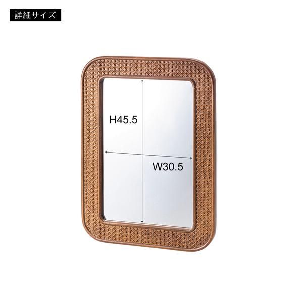 アンティーク　ラタンミラー　壁掛け 昭和レトロ ラタンミラー 壁掛け 姿見 ヴィンテージ 80s 昭和レトロ FUNagain 2025