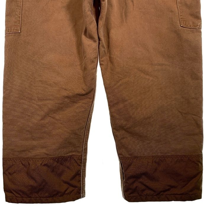 Carhartt 裏地キルティング ダブルニー ダック オーバーオール カーハート Carhartt ダック地ダブルニーオーバーオール