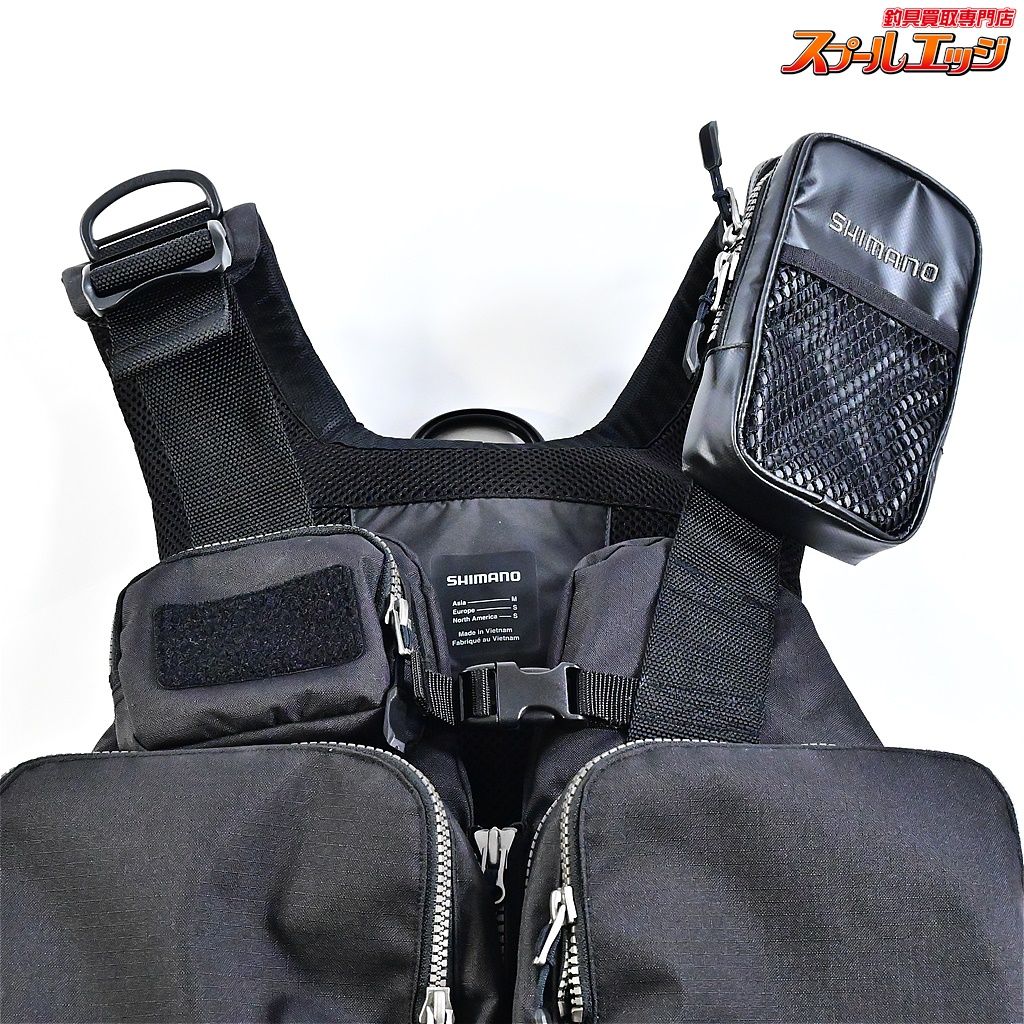 シマノ サーフトリッパーベスト VF-275W サイズM ブラック SHIMANO K_100 e08126