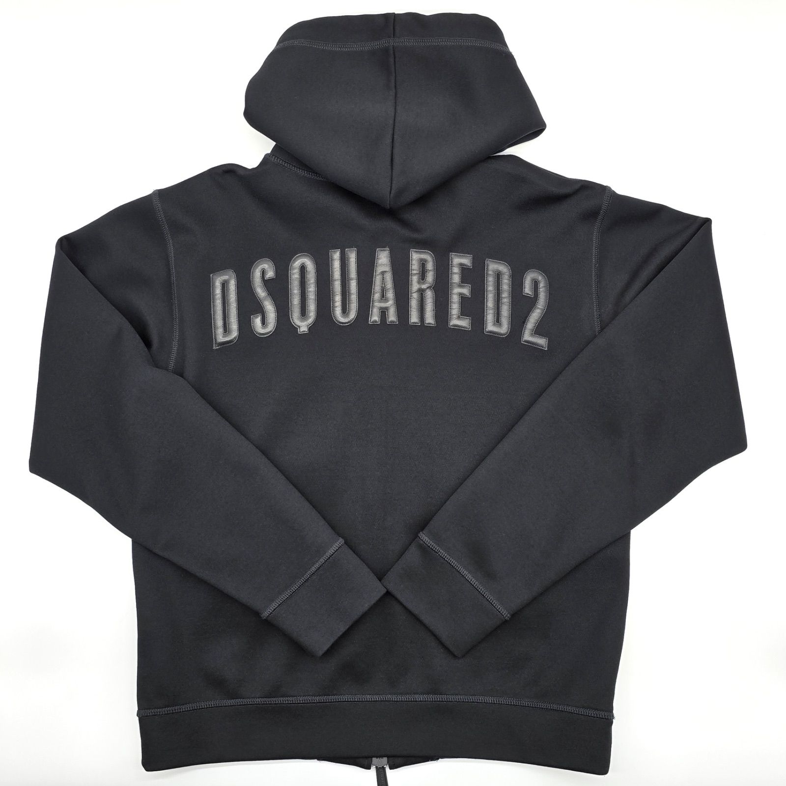 希少 DSQUARED2 ディースクエアード ワッペンモデル パーカー　Sサイズ DSQUARED2 ディースクエアード D2 メンズ スウェットシャツ