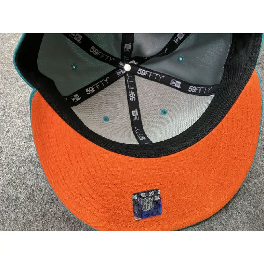 【新品】 NFL100周年 NEWERA マイアミ ドルフィンズ 59Fifty NFL 限定100周年記念 NEWERA ニューエラ Dolphins マイアミ