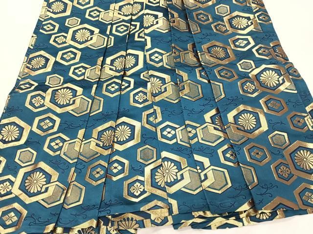 平和屋着物●男性　馬乗り袴　金襴袴　黒地　金糸　未使用　AAAZ6830ph 平和屋着物○男性 馬乗り袴 金襴袴 黒地 金糸 未使用 AAAZ6830ph 平和屋