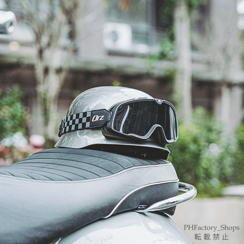 ハーフヘルメット 半キャップ 半ヘル 軽量 ヘルメット DOT承認 オートバイク用 バイクヘルメット レトロ 軽量 耐久性 安全性 通気性 男女兼用 シルバー メタリックグレー A147