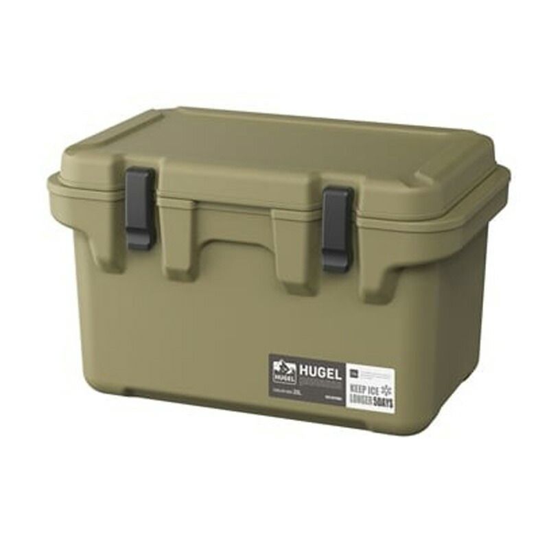 メーカー アイリスオーヤマ IRIS OHYAMA HUGEL クーラーボックス 20L カーキ 約5.6日保冷 大容量 TC-20