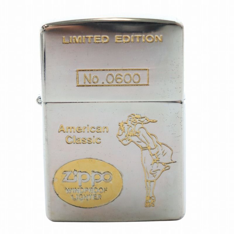ジッポー ZIPPO 1993年製 ヴィンテージ LIMITED EDITION American Classic 1000個限定 オイルライター  アメリカンクラシック No.0600 喫煙具 タバコ 小物 火花確認済み シルバーカラー /KW □GY18 - メルカリ