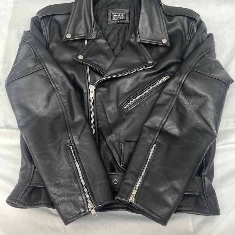 HORN WORKS ホーンワークス ジャケット、上着 ライダース ダブル