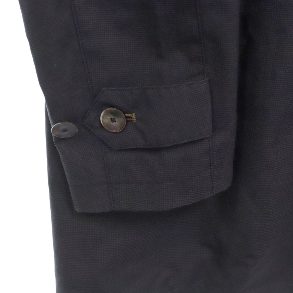 美品 ポールスミス 比翼仕立て 千鳥柄 ステンカラー コート ライナー付き Paul Smith (ポールスミス) 千鳥柄ライナー付きステンカラー比翼