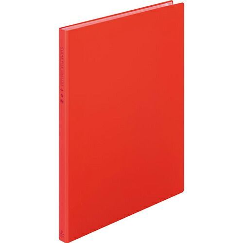 まとめ キングジム クリアーファイル クリア−ファイル チャックタイプ アカ A4タテ 赤 8732Hｱｶ ×15セット