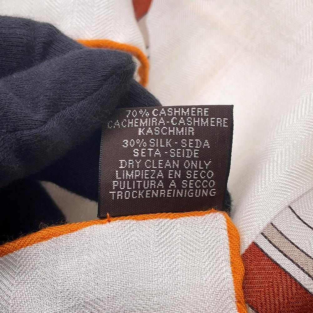 エルメス ストール カレ140 カレジェアン エプロンドール&馬着 EPERON