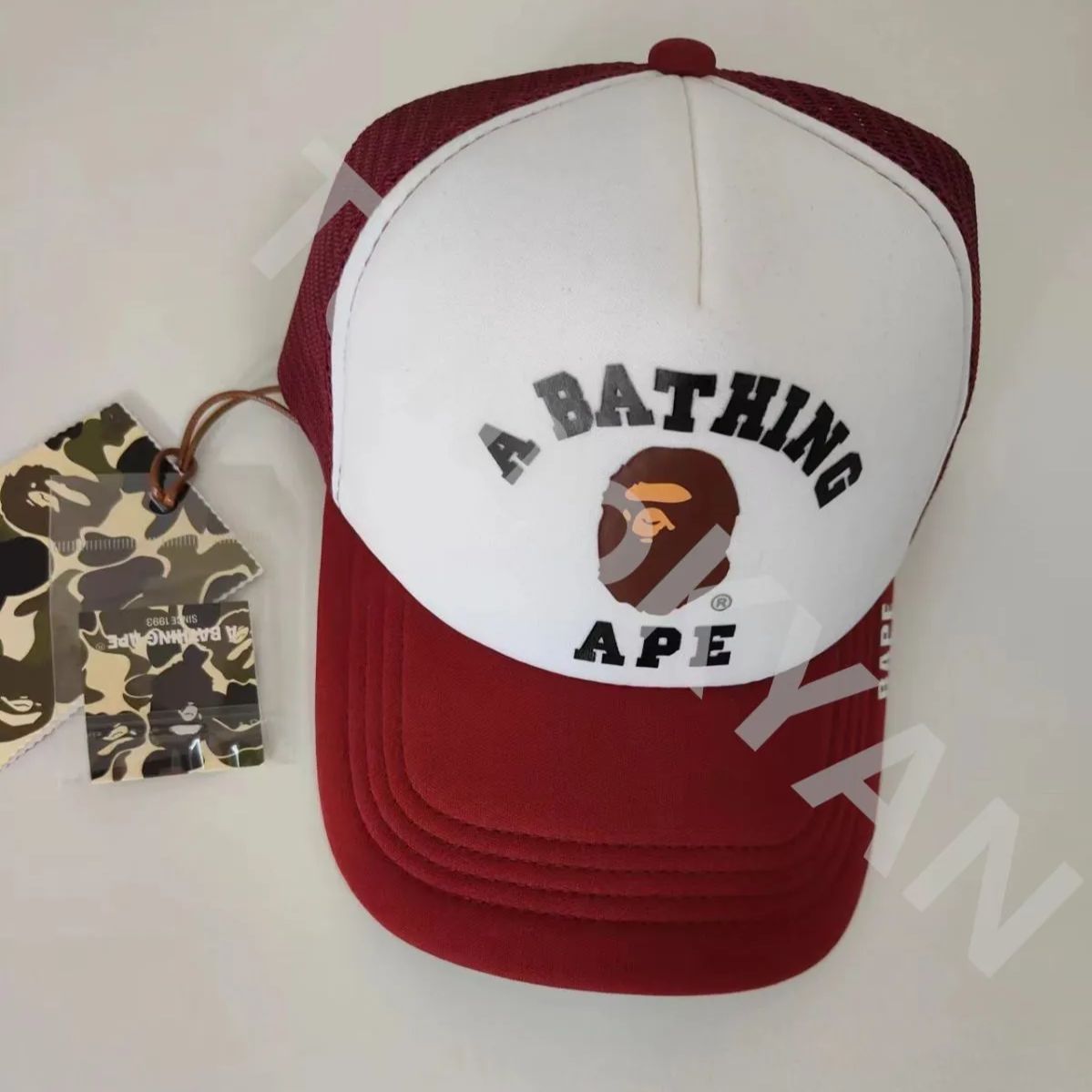 【大人気】A BATHING APE アベイシングエイプ キャップ 帽 新品 メッシュキャップ