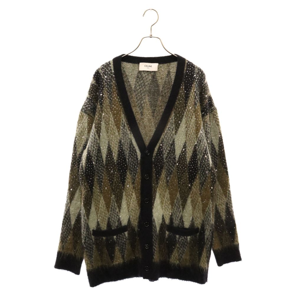 CELINE (セリーヌ) 2AW ブラッシュド モヘアエンブロイダリー ロング