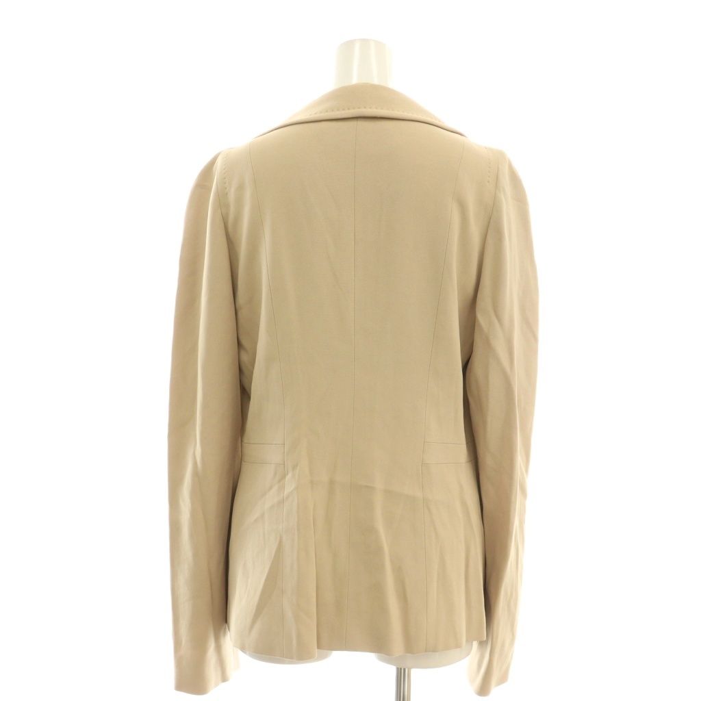 関税送料込【Max Mara Studio】ブレザー ジャケット ベージュ マックスマーラ MAX MARA テーラードジャケット ブレザー 44