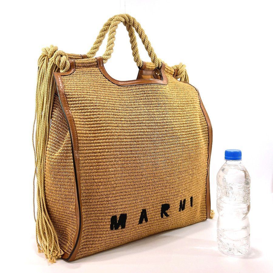 マルニ MARNI トートバッグ バーラップ バーチカルショッピングバッグ