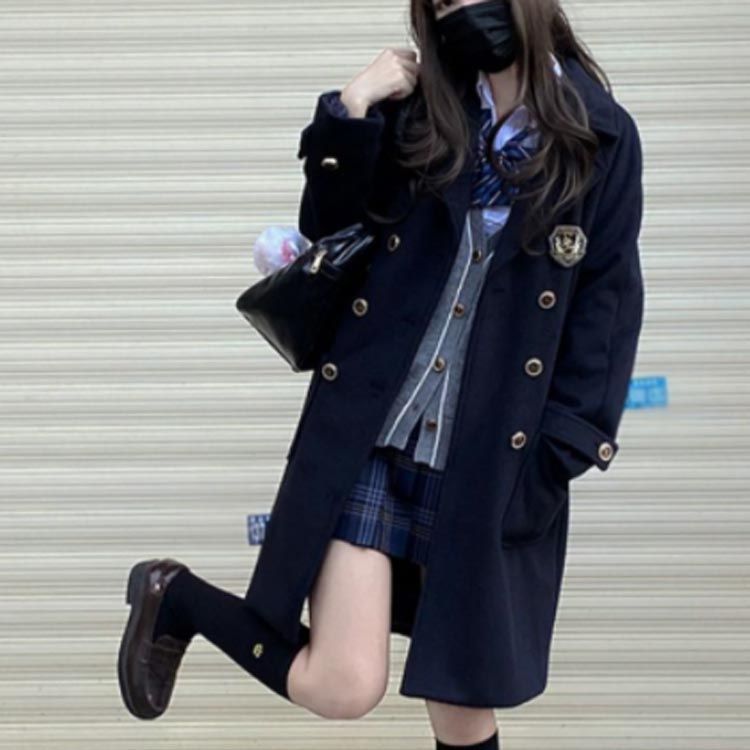 ピーコート レディース 女子 Pコート スクールコート 男子 学生 制服